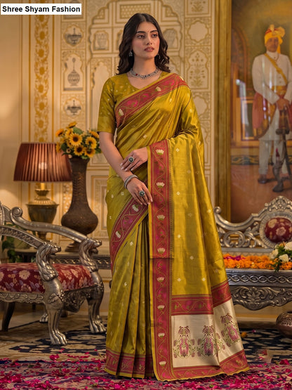 Poshak Shree Shyam Fashion Tissue Silk Sarees Wholesaler Gujarat