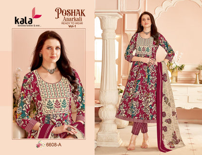 Poshak Vol 1 A Kala Cotton Readymade Anarkali Suits Wholesaler Gujarat
