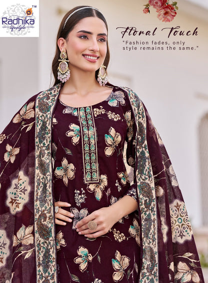 Poshak Vol 1 Radhika Lifestyle Readymade Cotton Pant Suits Wholesale Rate