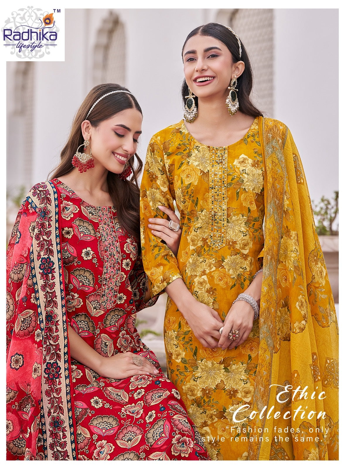 Poshak Vol 1 Radhika Lifestyle Readymade Cotton Pant Suits Wholesale Rate