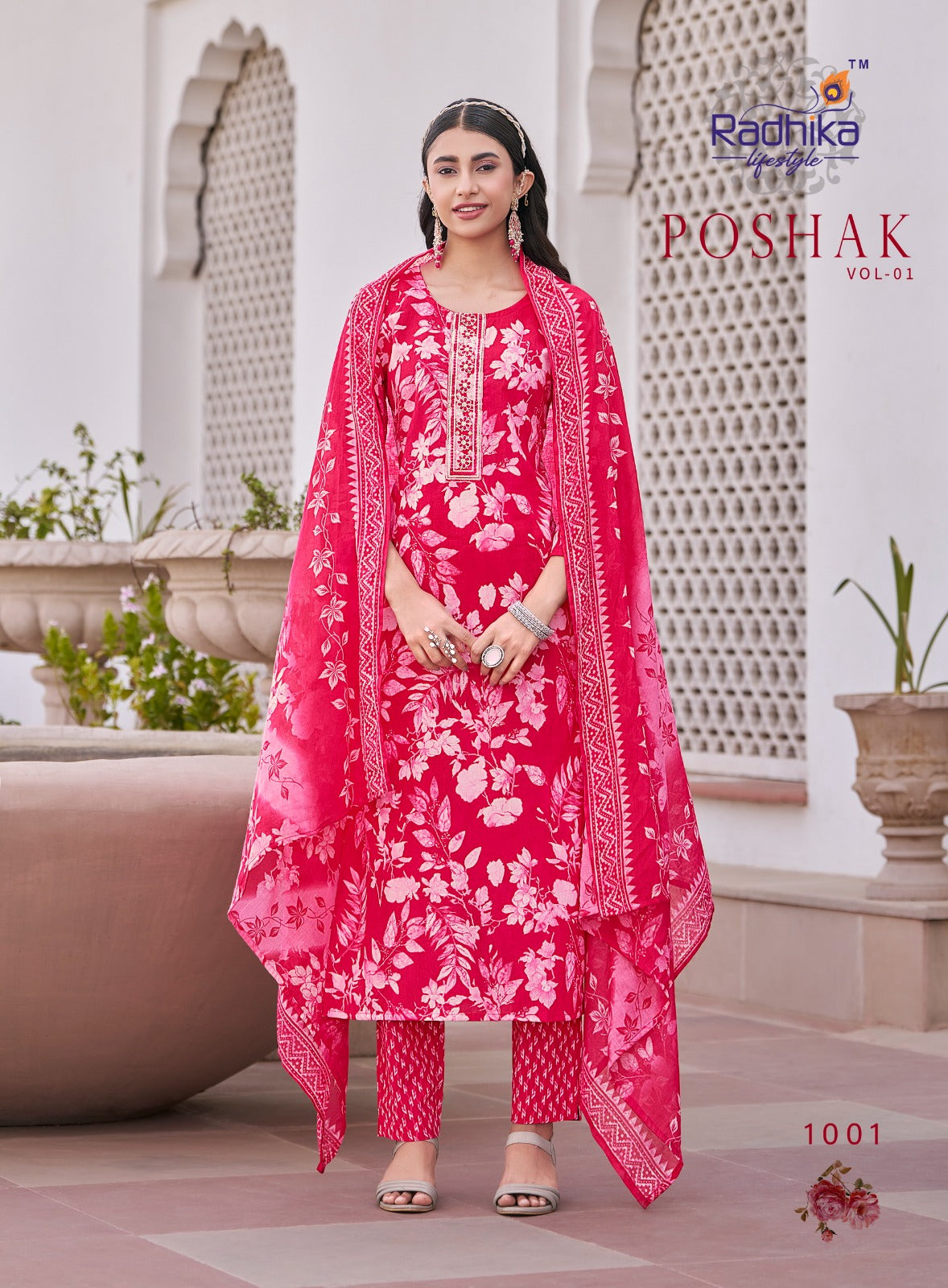 Poshak Vol 1 Radhika Lifestyle Readymade Cotton Pant Suits Wholesale Rate