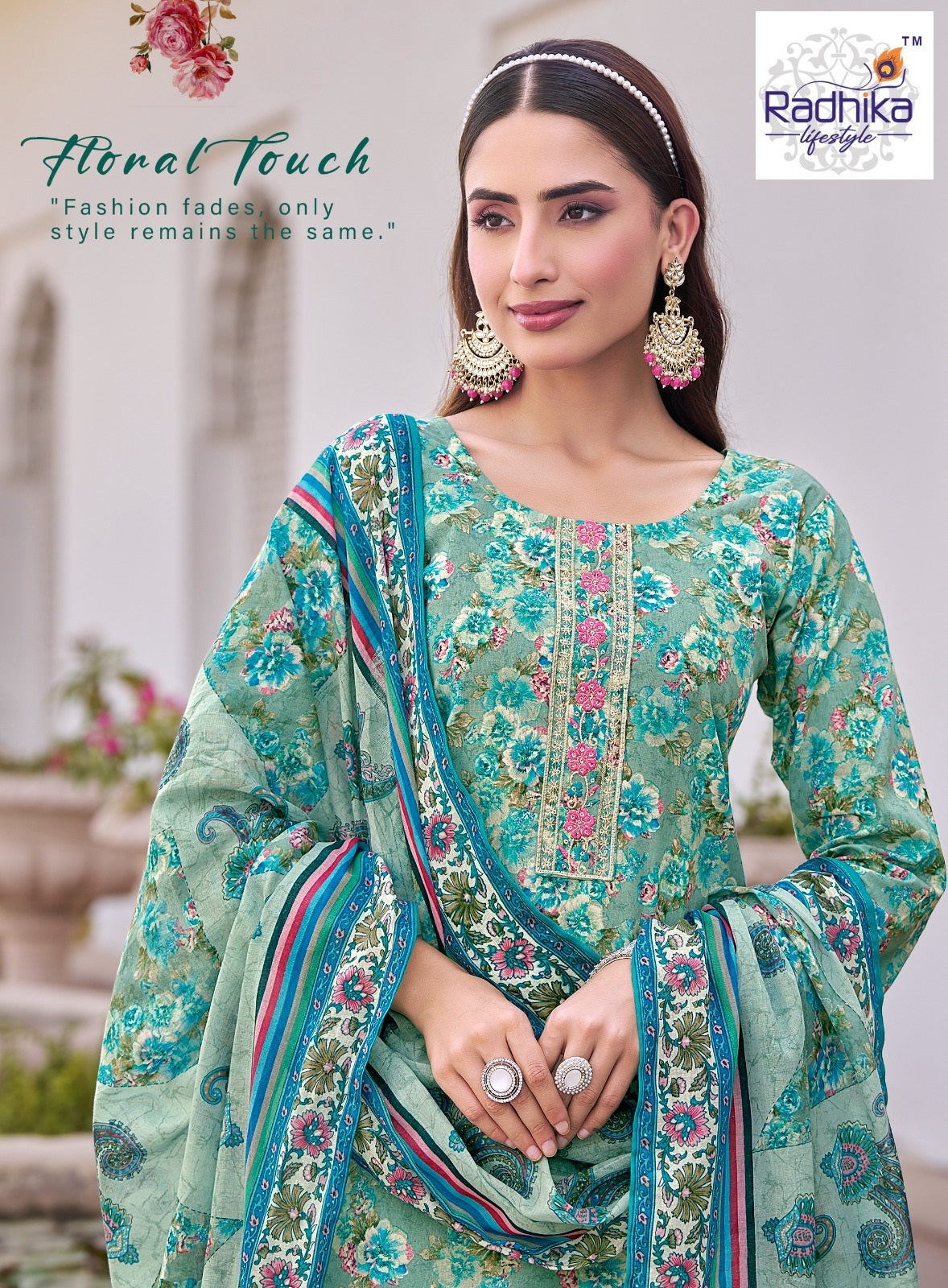 Poshak Vol 1 Radhika Lifestyle Readymade Cotton Pant Suits Wholesale Rate