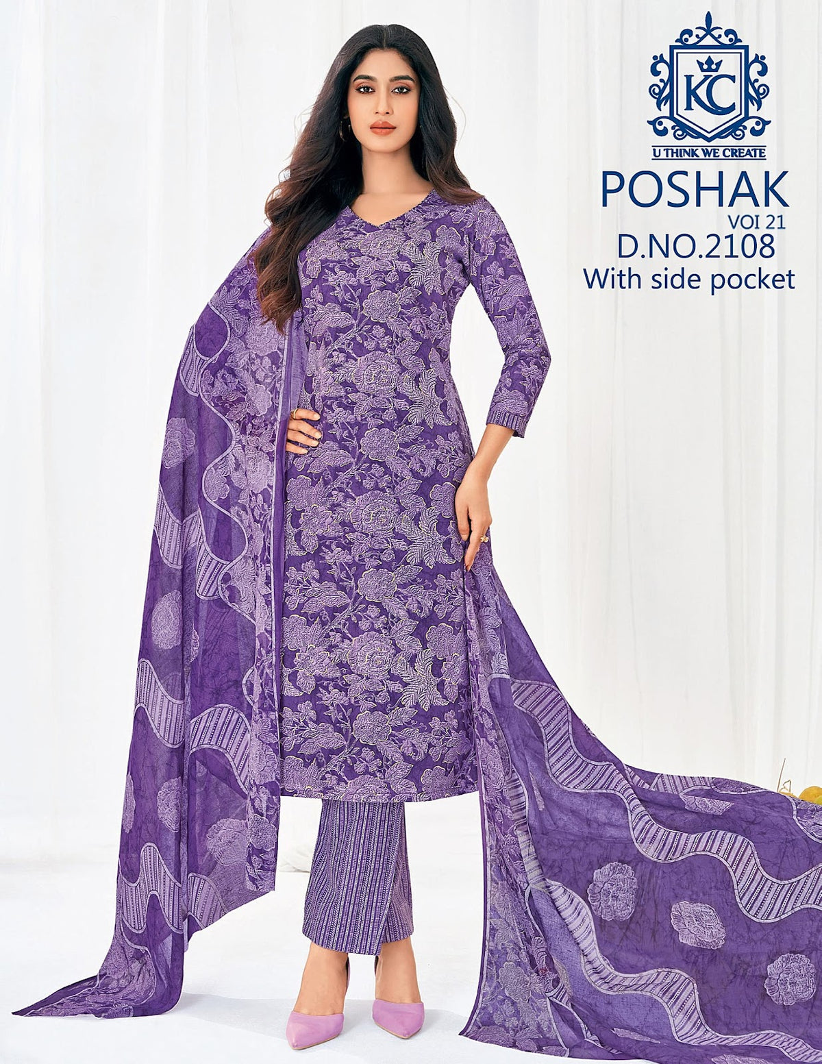 Poshak Vol 21 Kcf Readymade Cotton Pant Suits Wholesaler Gujarat