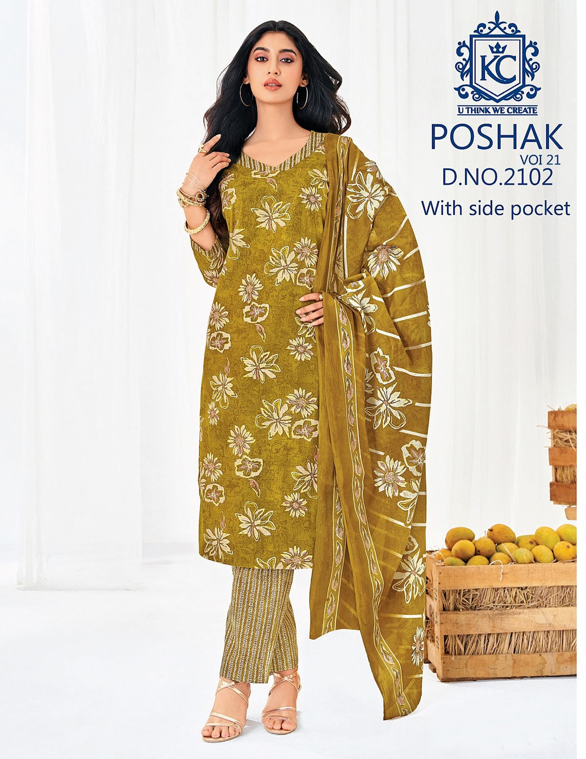 Poshak Vol 21 Kcf Readymade Cotton Pant Suits Wholesaler Gujarat