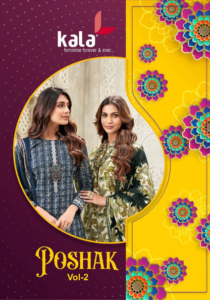 Poshak Vol 2 B Kala Cotton Dress Material Exporter India