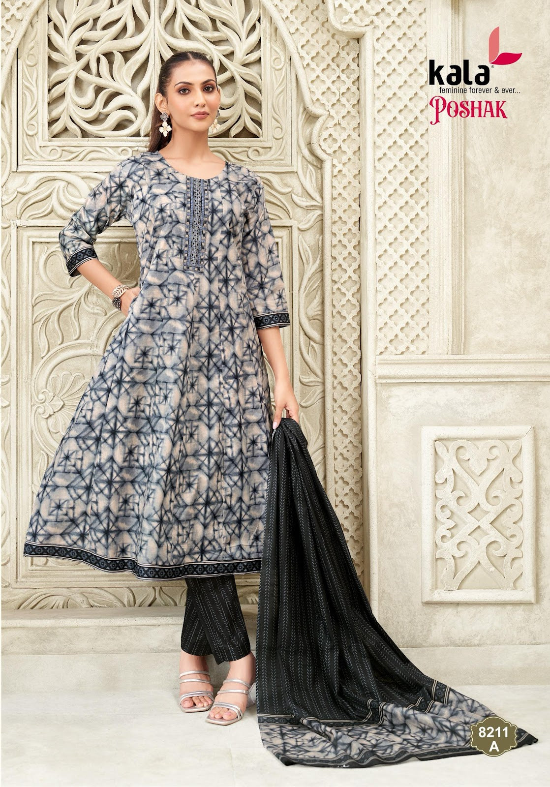 Poshak Vol 2 Kala Cotton Readymade Anarkali Suits Wholesale