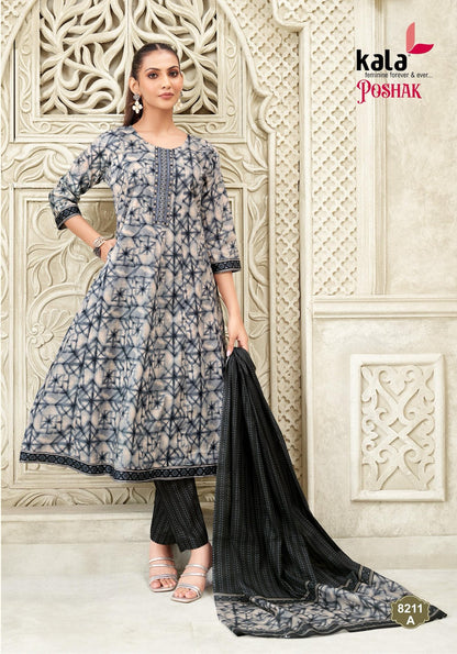 Poshak Vol 2 Kala Cotton Readymade Anarkali Suits Wholesale