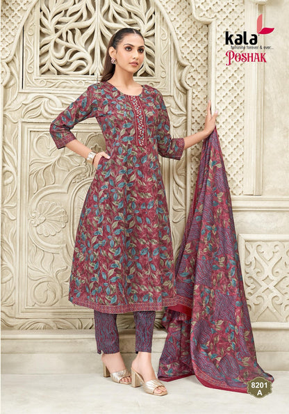 Poshak Vol 2 Kala Cotton Readymade Anarkali Suits Wholesale