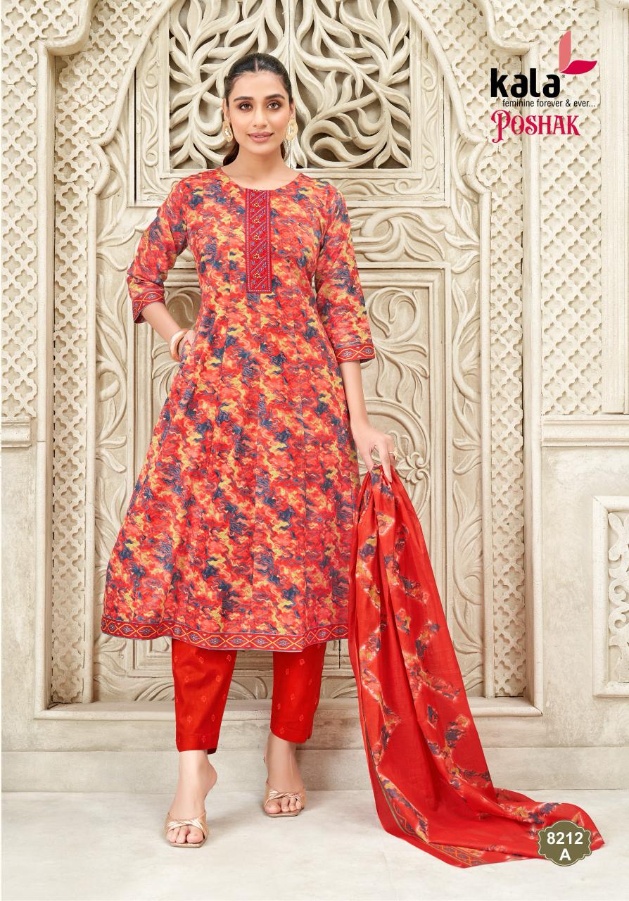 Poshak Vol 2 Kala Cotton Readymade Anarkali Suits Wholesale