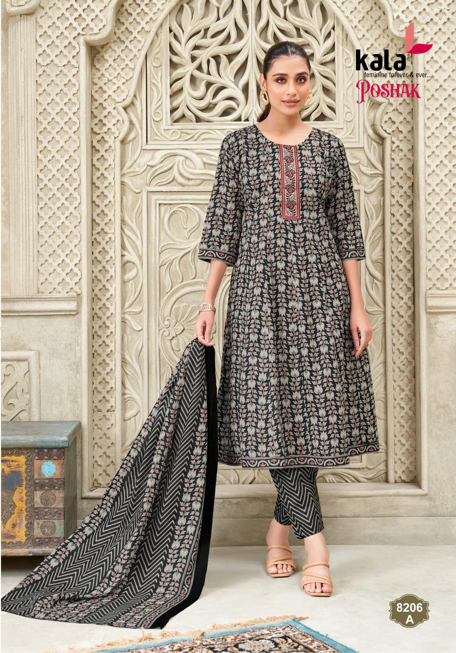Poshak Vol 2 Kala Cotton Readymade Anarkali Suits Wholesale