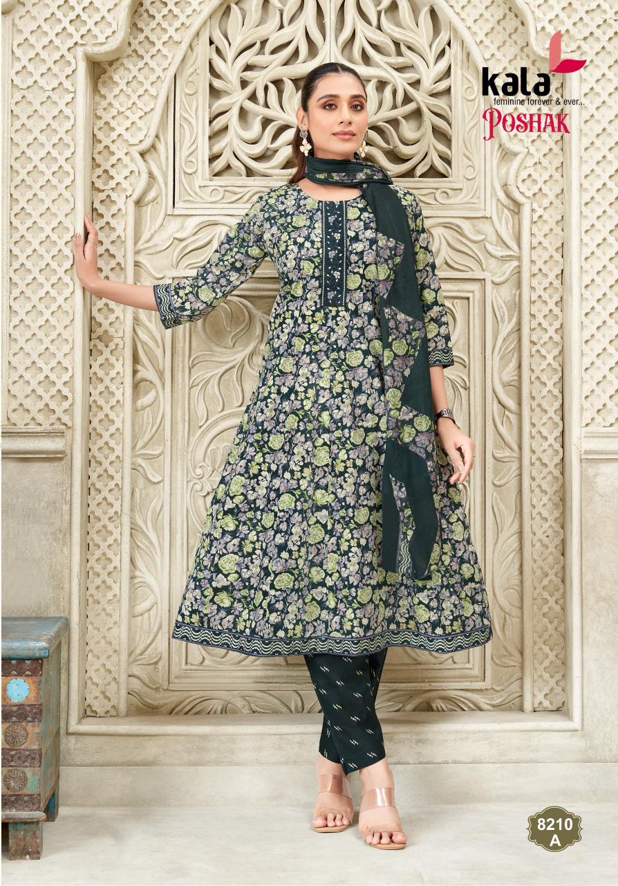 Poshak Vol 2 Kala Cotton Readymade Anarkali Suits Wholesale