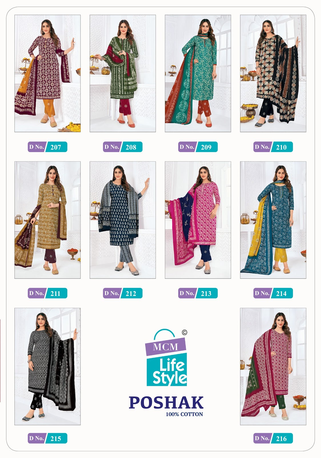 Poshak Vol 2 Mcm Lifestyle Batik Pant Style Suits Exporter Gujarat