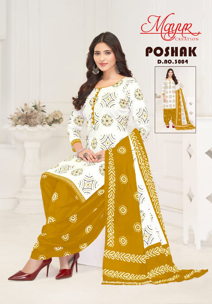 Poshak Vol 3 Mayur Creation Cotton Dress Material Supplier India
