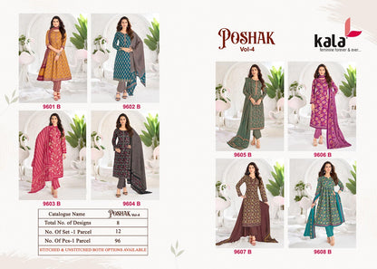Poshak Vol 4 Kala Cotton Dress Material Supplier India