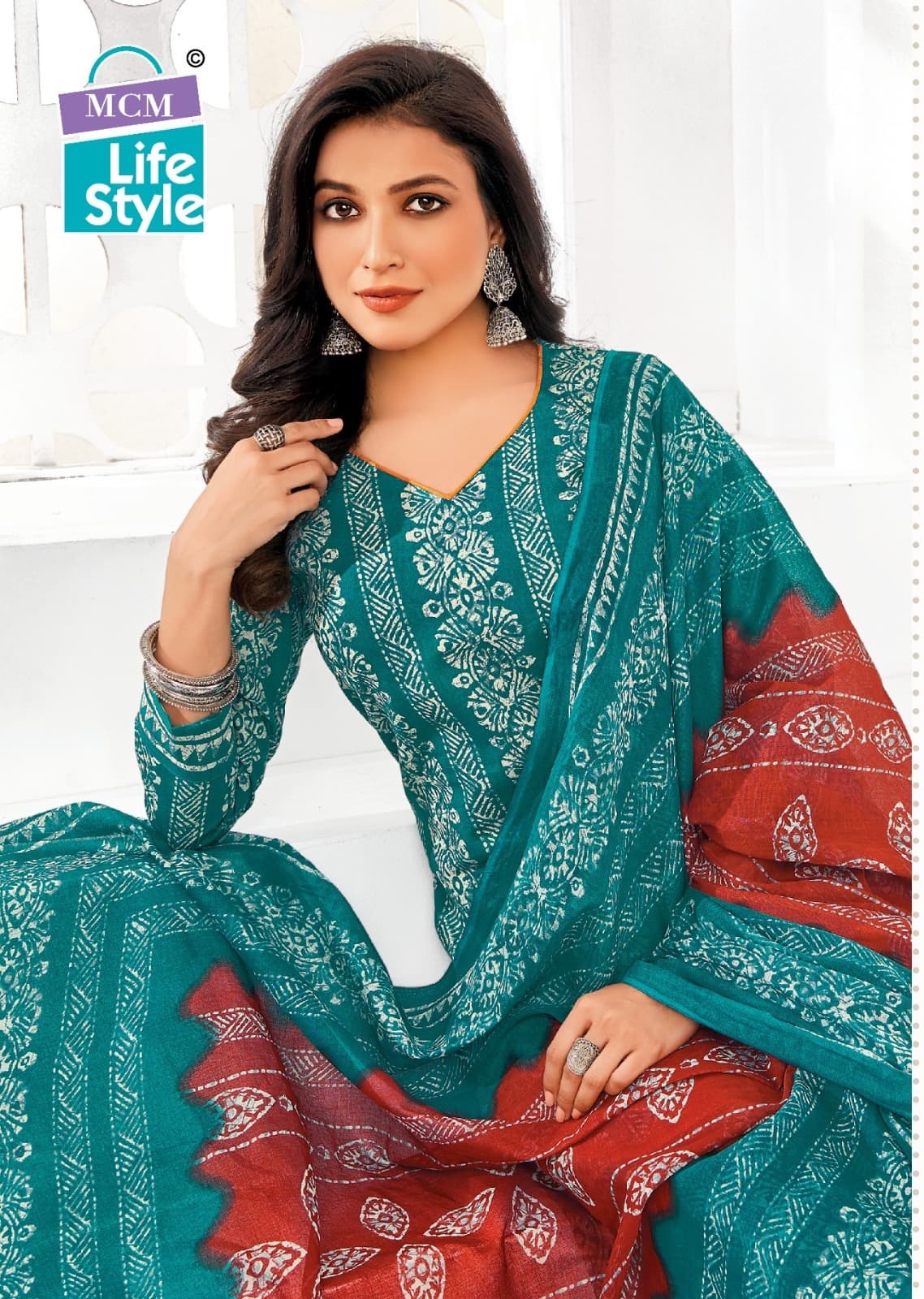 Poshak Vol 4 Mcm Lifestyle Readymade Cotton Pant Suits Wholesaler Gujarat