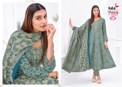 Poshak Vol 5 Kala Cotton Readymade Anarkali Suits Wholesaler India