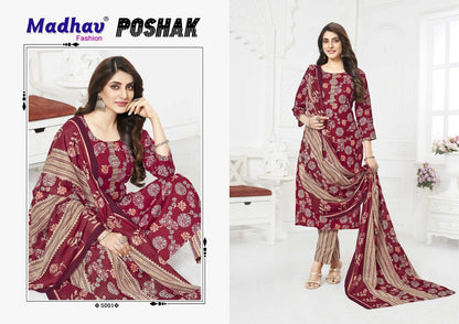 Poshak Vol 5 Madhav Fashion Cotton Dress Material Exporter India