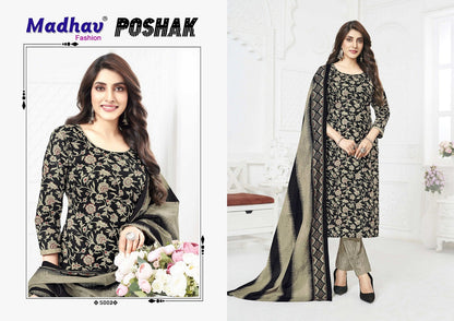 Poshak Vol 5 Madhav Fashion Readymade Cotton Pant Suits Manufacturer Ahmedabad