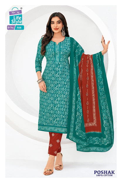 Poshak Vol 5 Mcm Lifestyle Cotton Dress Material Wholesale Price