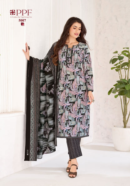 Poshak Vol 5 Ppf Cotton Dress Material Manufacturer