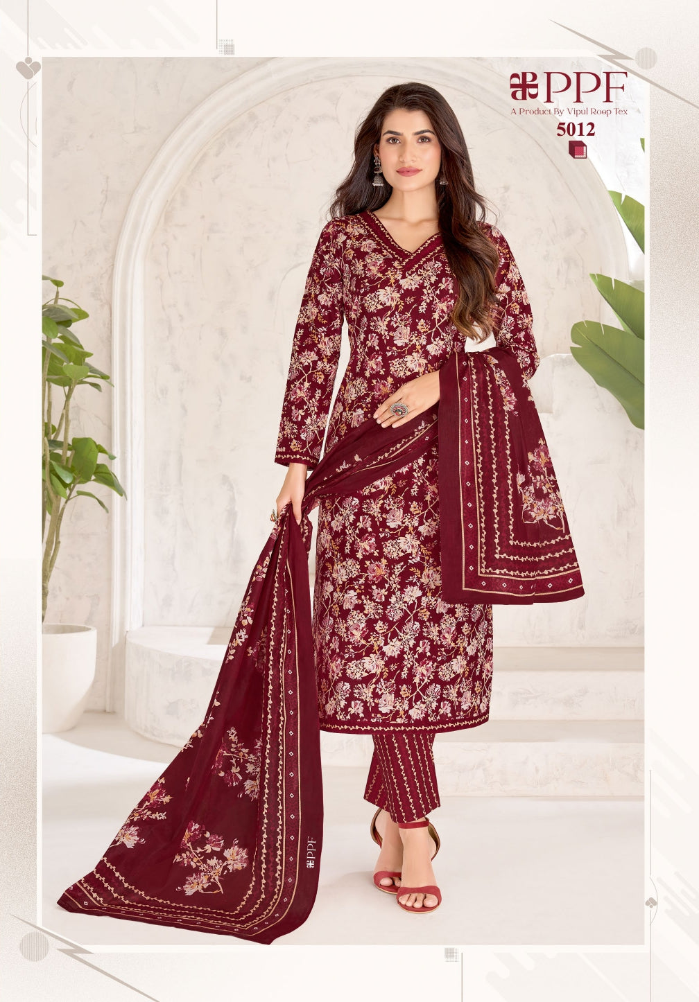 Poshak Vol 5 Ppf Cotton Dress Material Manufacturer