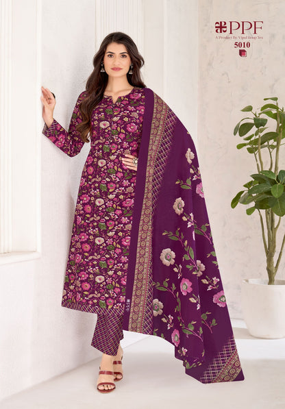 Poshak Vol 5 Ppf Cotton Dress Material Manufacturer