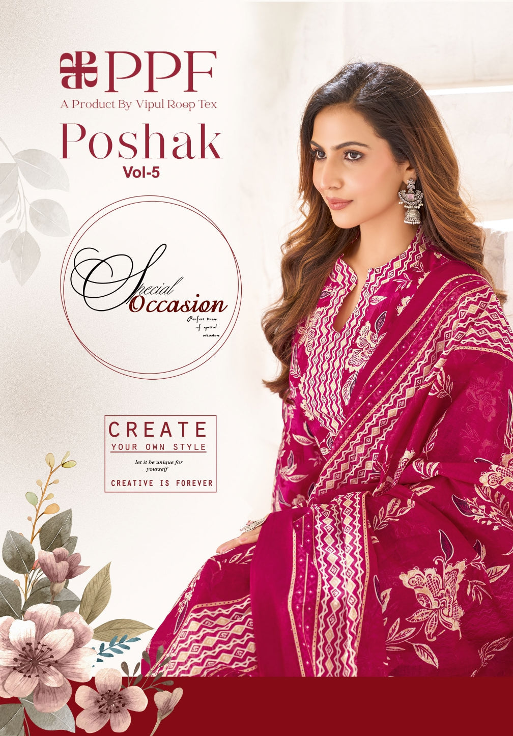 Poshak Vol 5 Ppf Cotton Dress Material Manufacturer