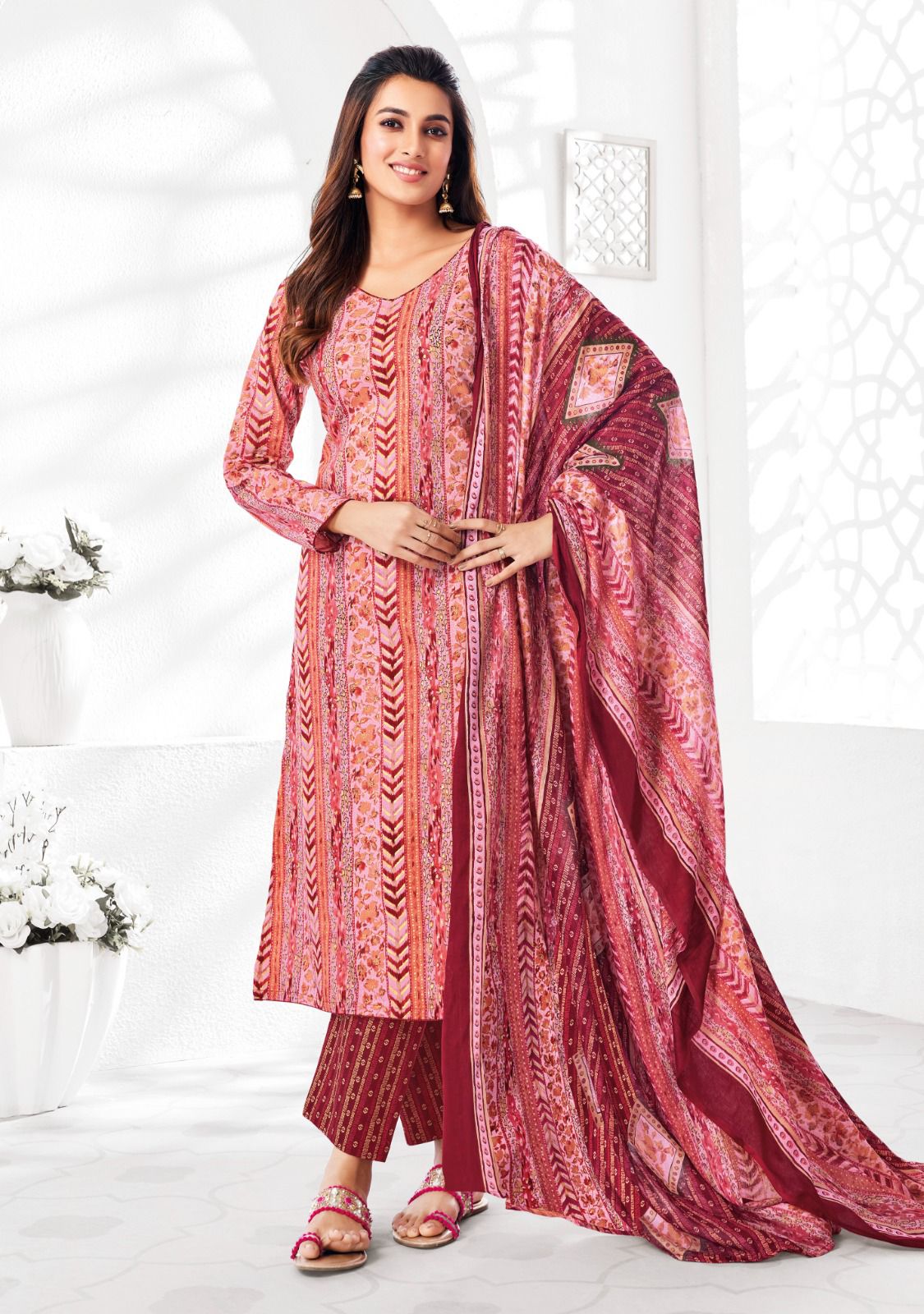 Poshak Vol 5 Suryajyoti Cotton Pant Style Suits Supplier India