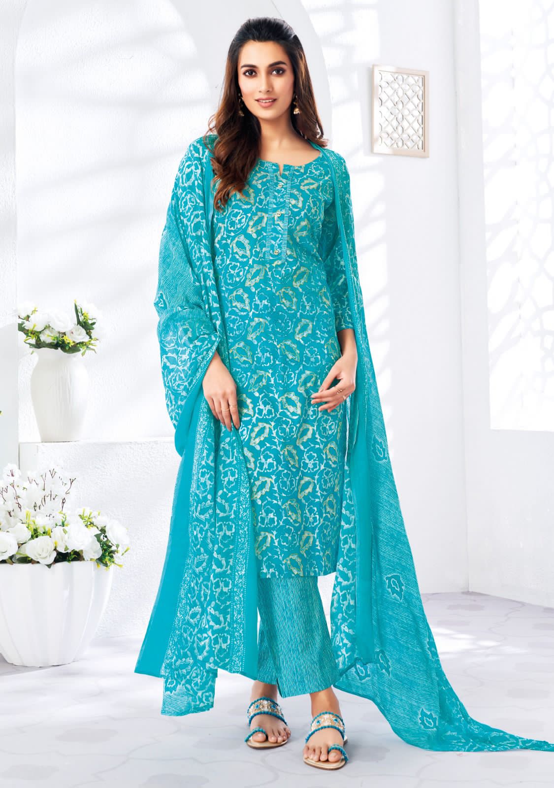 Poshak Vol 5 Suryajyoti Readymade Cotton Pant Suits Wholesale Price