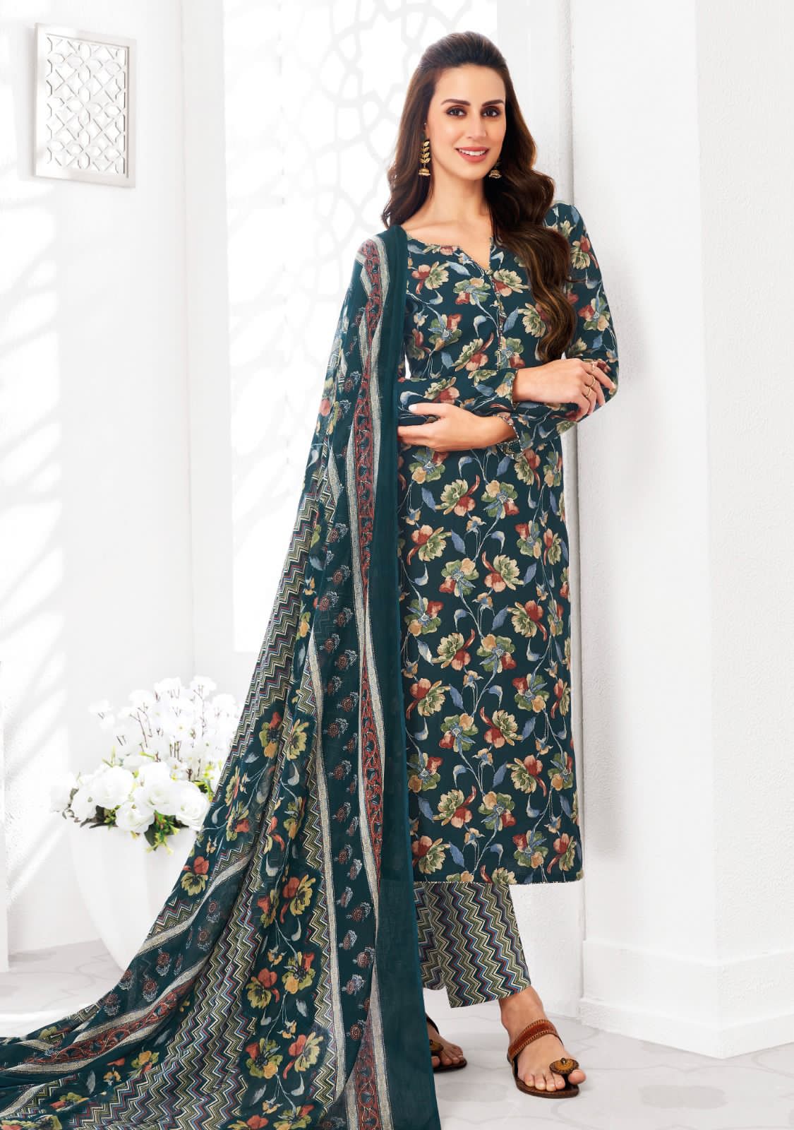 Poshak Vol 5 Suryajyoti Readymade Cotton Pant Suits Wholesale Price