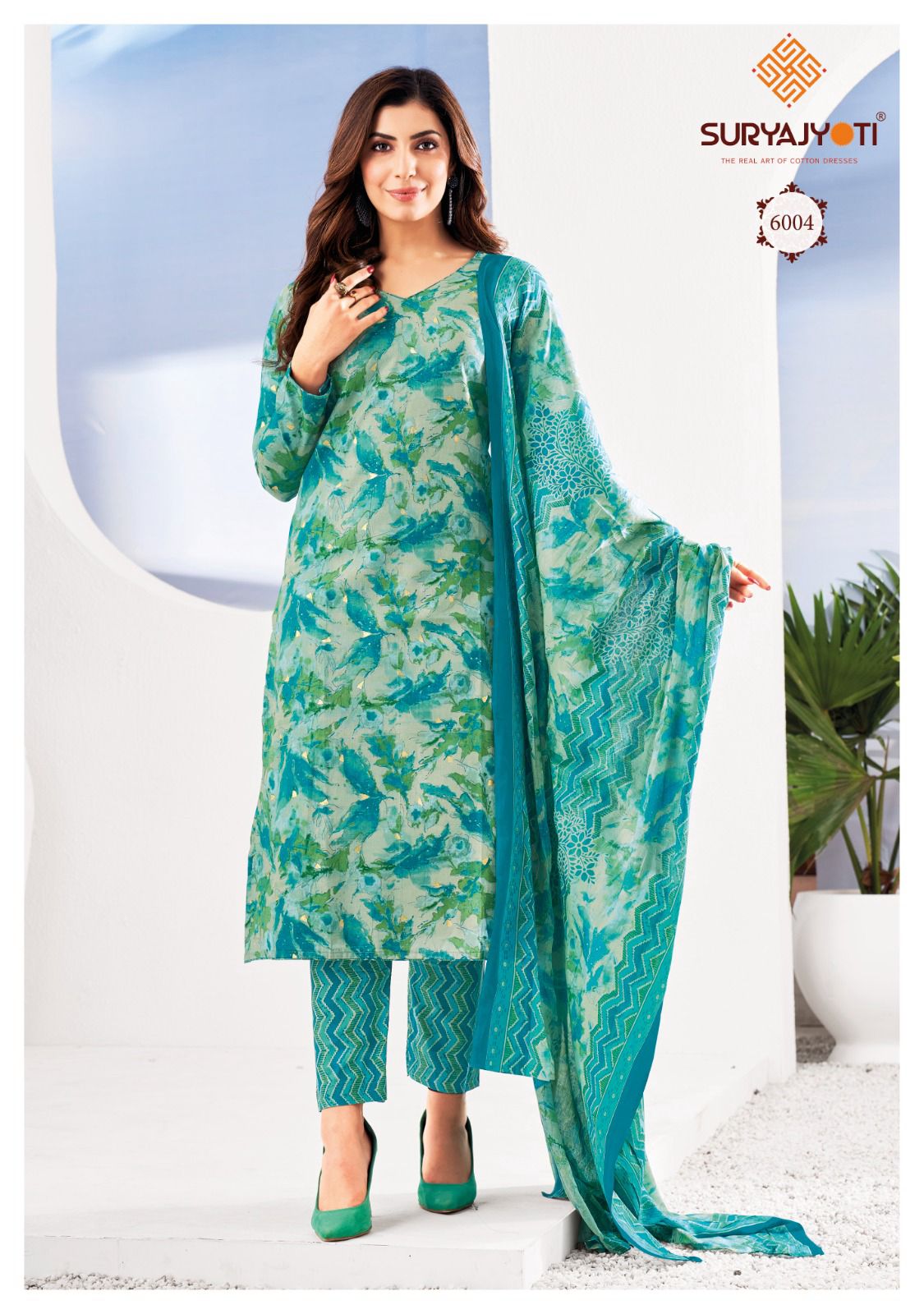 Poshak Vol 6 Suryajyoti Readymade Cotton Pant Suits Exporter Gujarat