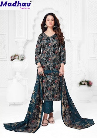 Poshak Vol 7 Madhav Fashion Pure Cotton Cotton Dress Material Wholesale