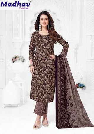 Poshak Vol 7 Madhav Fashion Pure Cotton Cotton Dress Material Wholesale