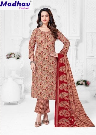 Poshak Vol 7 Madhav Fashion Pure Cotton Cotton Dress Material Wholesale