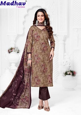 Poshak Vol 7 Madhav Fashion Pure Cotton Cotton Dress Material Wholesale