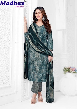 Poshak Vol 7 Madhav Fashion Pure Cotton Cotton Dress Material Wholesale