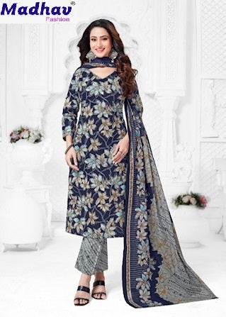 Poshak Vol 7 Madhav Fashion Pure Cotton Cotton Dress Material Wholesale