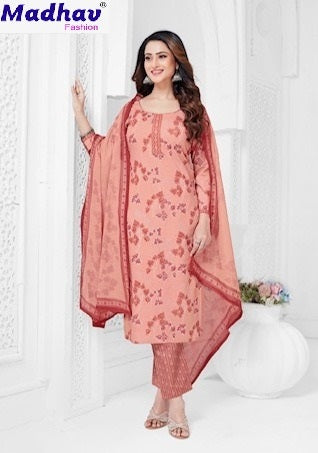 Poshak Vol 7 Madhav Fashion Pure Cotton Cotton Dress Material Wholesale