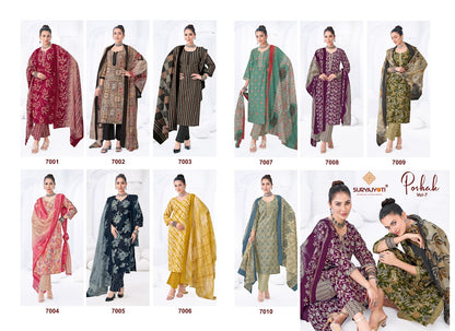 Poshak Vol 7 Suryajyoti Readymade Cotton Pant Suits Wholesale Price