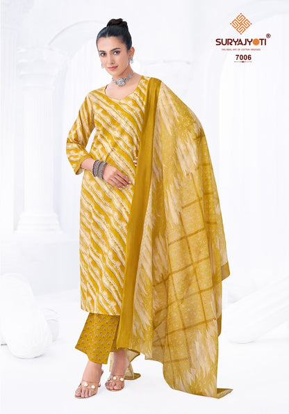 Poshak Vol 7 Suryajyoti Readymade Cotton Pant Suits Wholesale Price