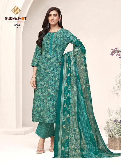 Poshak Vol 8 Suryajyoti Readymade Cotton Pant Suits Wholesale Price