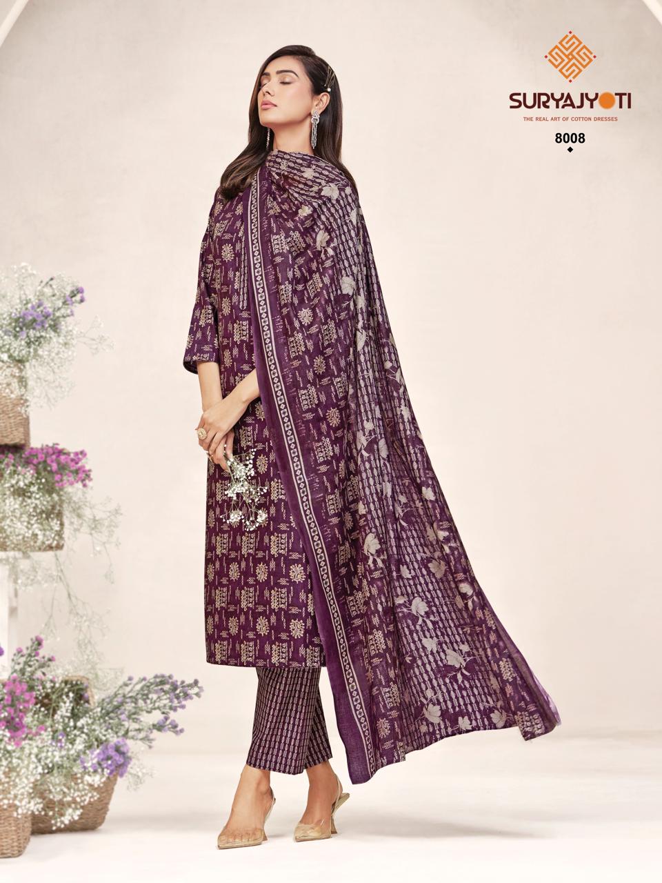 Poshak Vol 8 Suryajyoti Readymade Cotton Pant Suits Wholesale Price