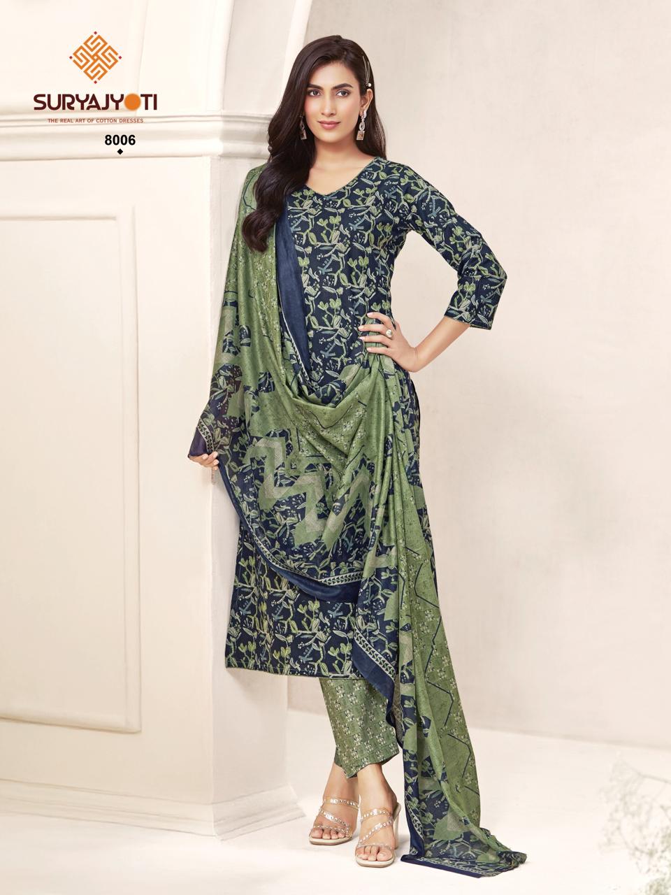 Poshak Vol 8 Suryajyoti Readymade Cotton Pant Suits Wholesale Price