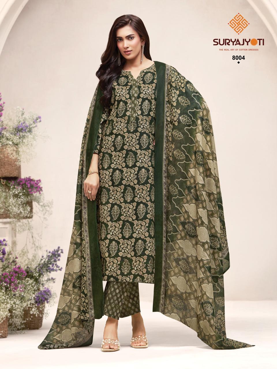 Poshak Vol 8 Suryajyoti Readymade Cotton Pant Suits Wholesale Price