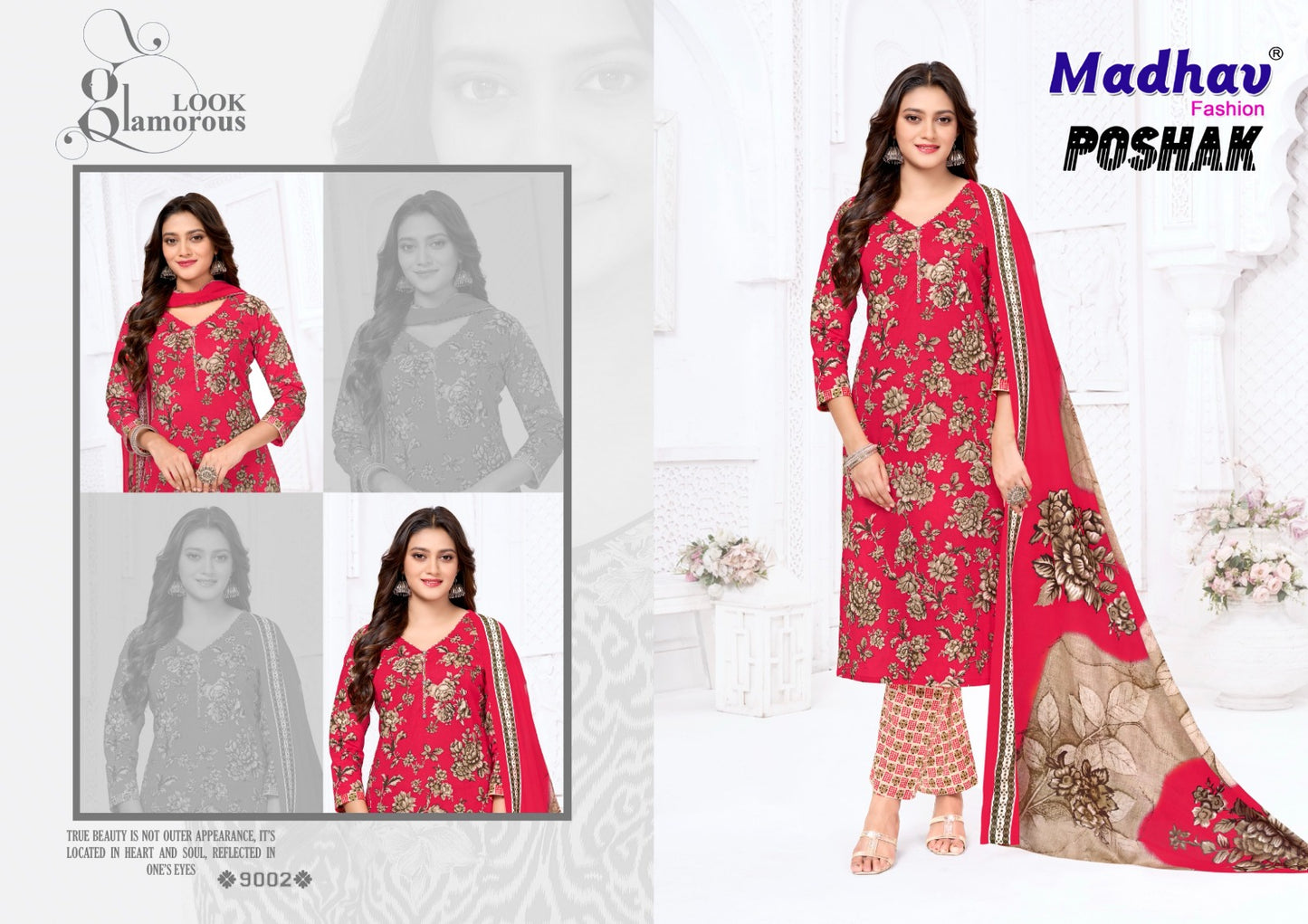 Poshak Vol 9 Madhav Fashion Cotton Dress Material Manufacturer Gujarat