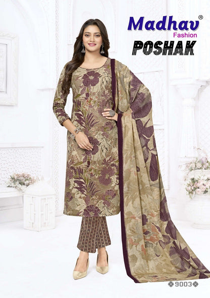 Poshak Vol 9 Madhav Fashion Readymade Cotton Pant Suits Wholesale Price