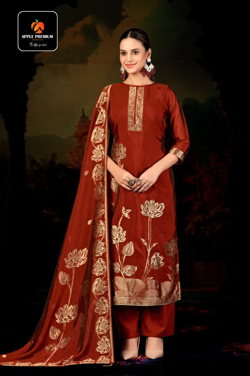 Poshmi Apple Premium Premium Viscose Pant Style Suits Supplier Gujarat