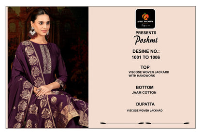 Poshmi Apple Premium Premium Viscose Pant Style Suits Supplier Gujarat