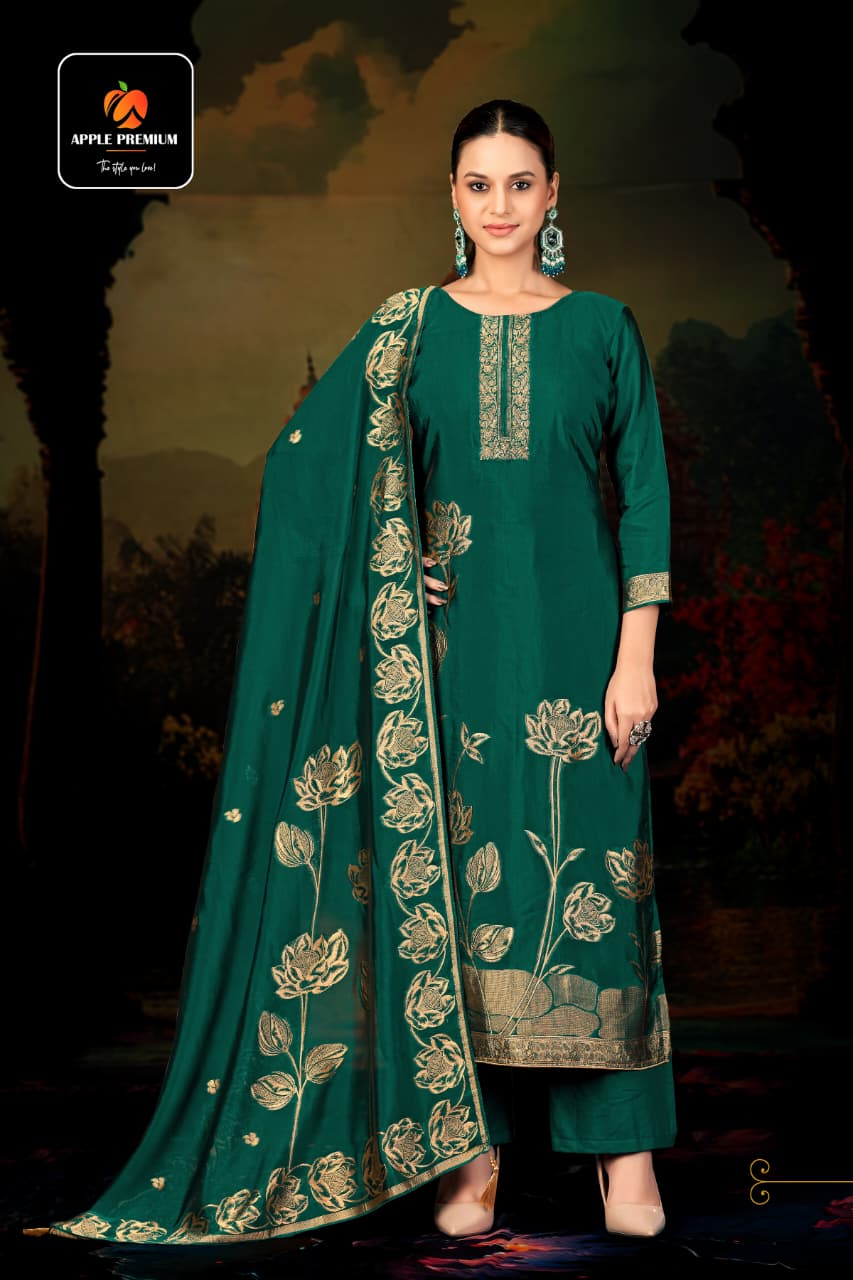 Poshmi Apple Premium Premium Viscose Pant Style Suits Supplier Gujarat