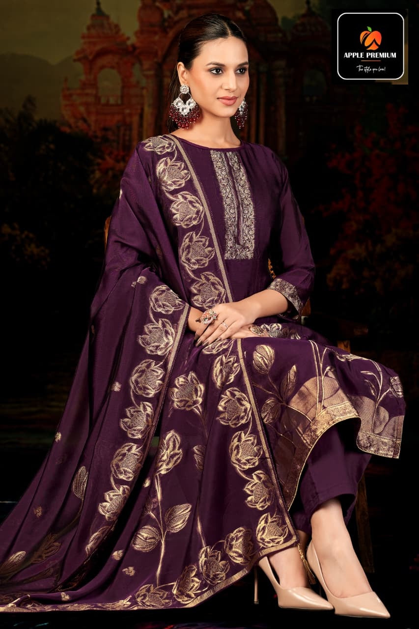 Poshmi Apple Premium Premium Viscose Pant Style Suits Supplier Gujarat